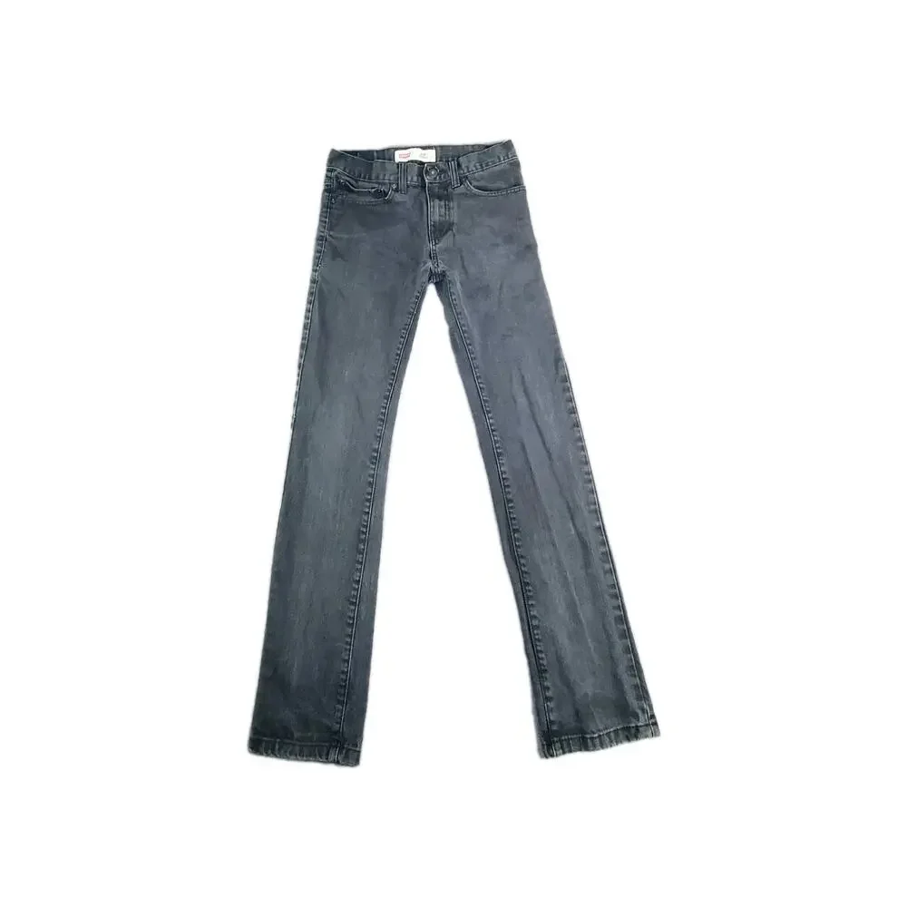 Levi's 510 Men's 28x28 Skinny Jeans Black Denim Pants Casual C15